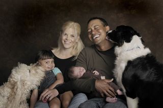 Tiger-woods-and-his-family-his-wife-elin-children-sam-alexis-charlie-axel-and-the-family-pets