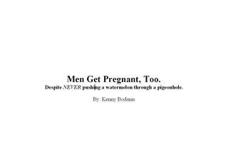 Men Get Pregnant