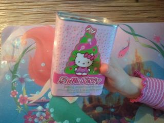 The Girl Holding Hello Kitty